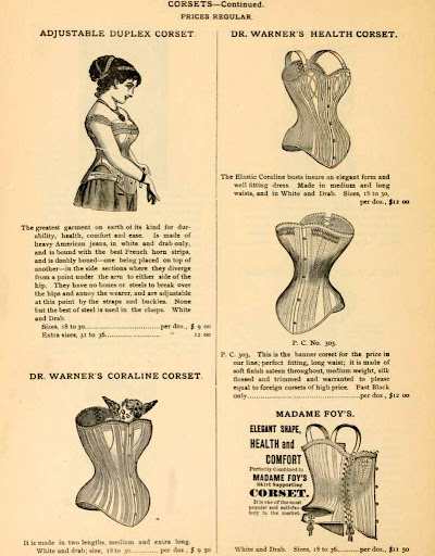 sometimes I think corsets are why it took women so long to catch